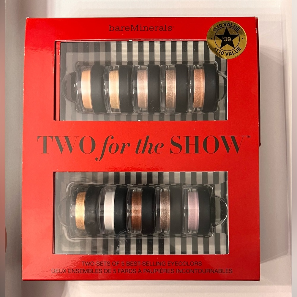 New Bareminerals eyeshadow set of 10 full sized